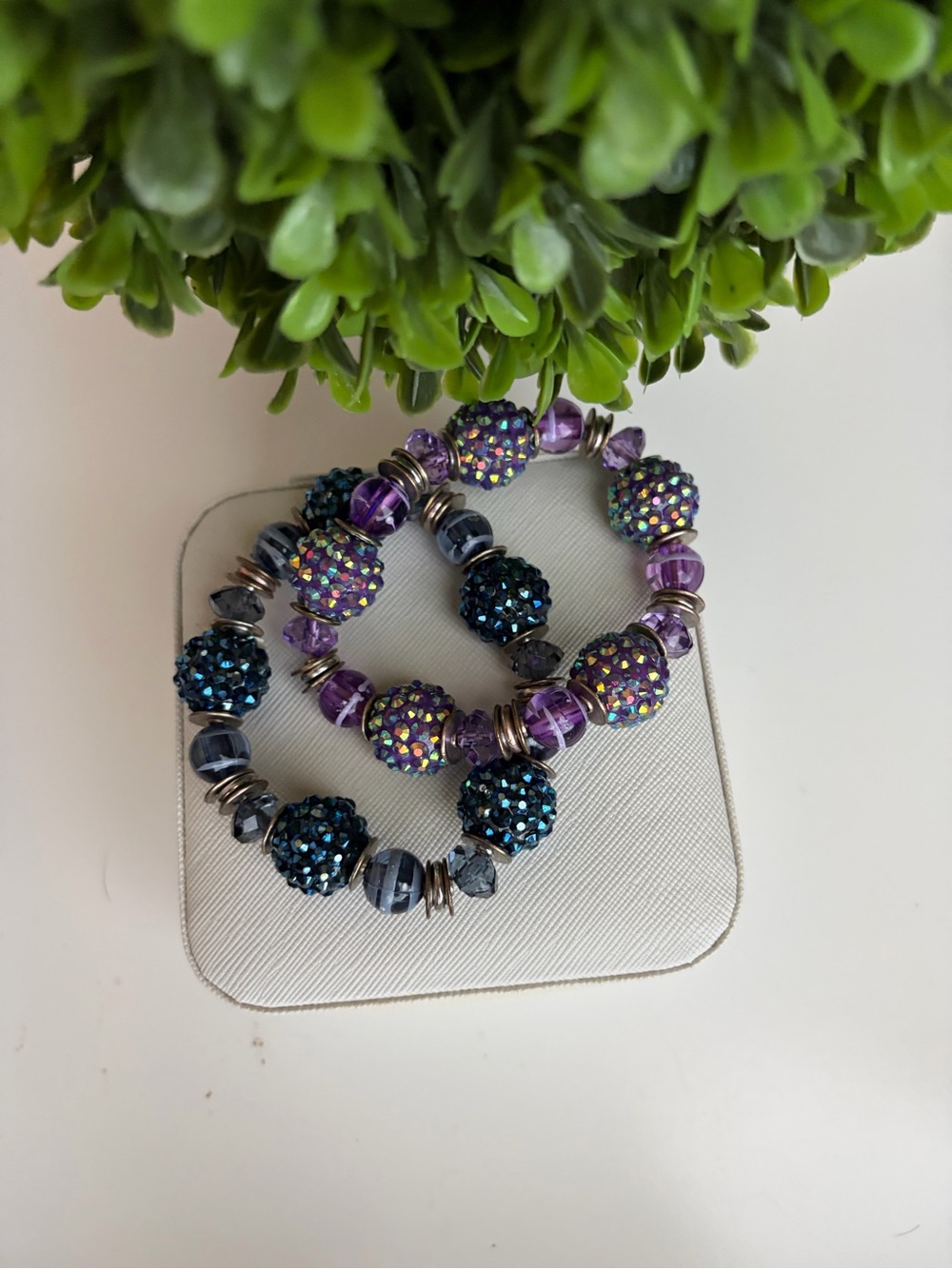 Bundle of stretch Beaded Bracelets